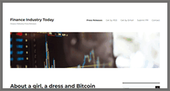 Desktop Screenshot of financeindustrytoday.com