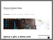 Tablet Screenshot of financeindustrytoday.com